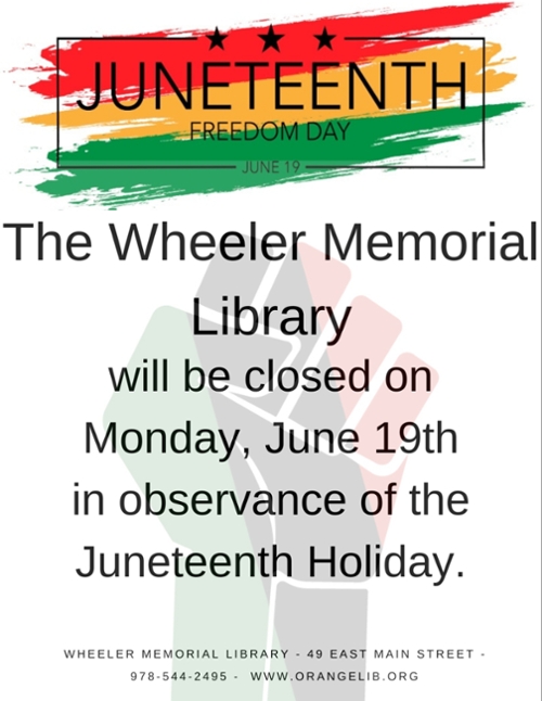 CLOSED FOR JUNETEENTH