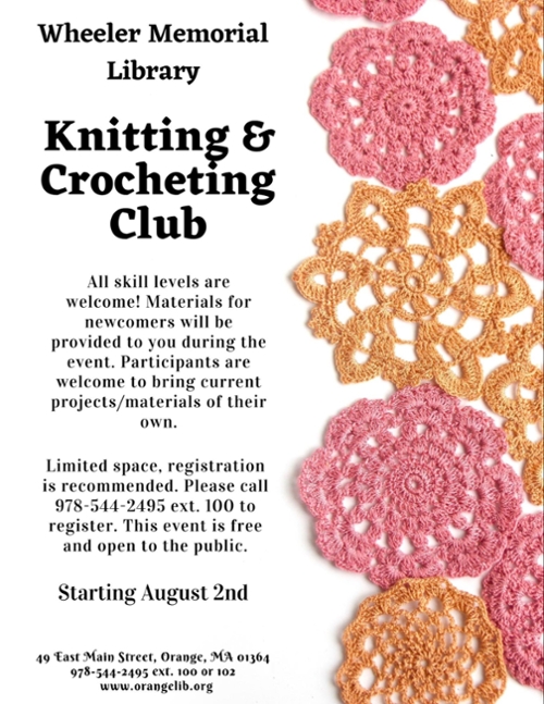 Knitting and Crocheting Club 
