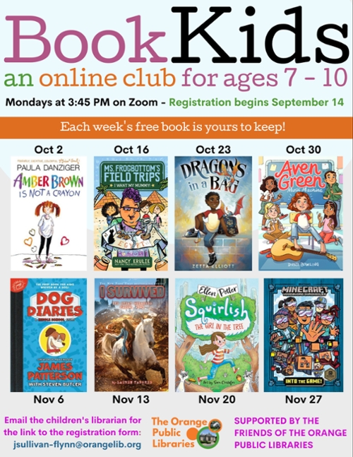 Book Kids Online Book Club CANCELLED