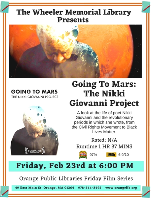 Friday Film: Going To Mars: The Nikki Giovanni Project