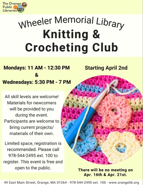 Knitting and Crocheting Club