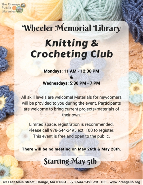 Knitting and Crocheting Club