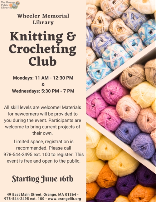 Knitting and Crocheting Club
