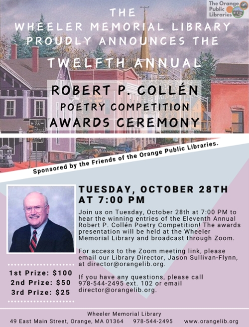Robert P. Collén Poetry Competition Awards Ceremony