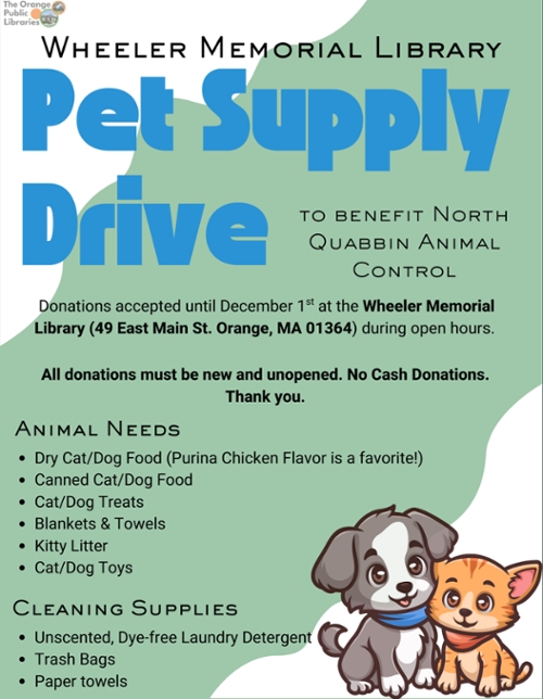 Pet Supply Drive