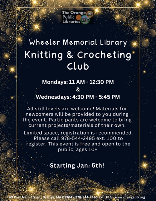 Knitting and Crocheting Club