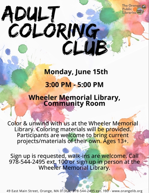 Adult Coloring Club