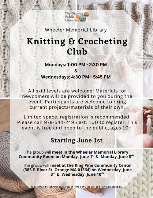 Knitting and Crocheting Club