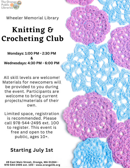 Knitting and Crocheting Club