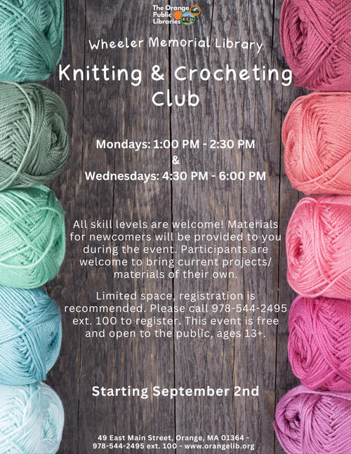 Knitting and Crocheting Club